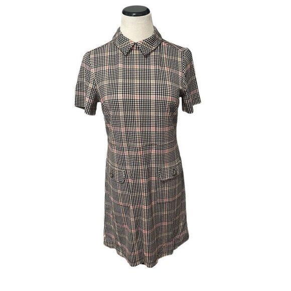 New! Loft Houndstooth Dress Sz S - Picture 1 of 4